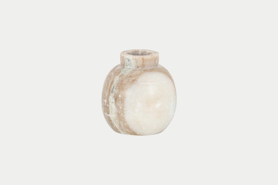 Khari Marble Vase Round