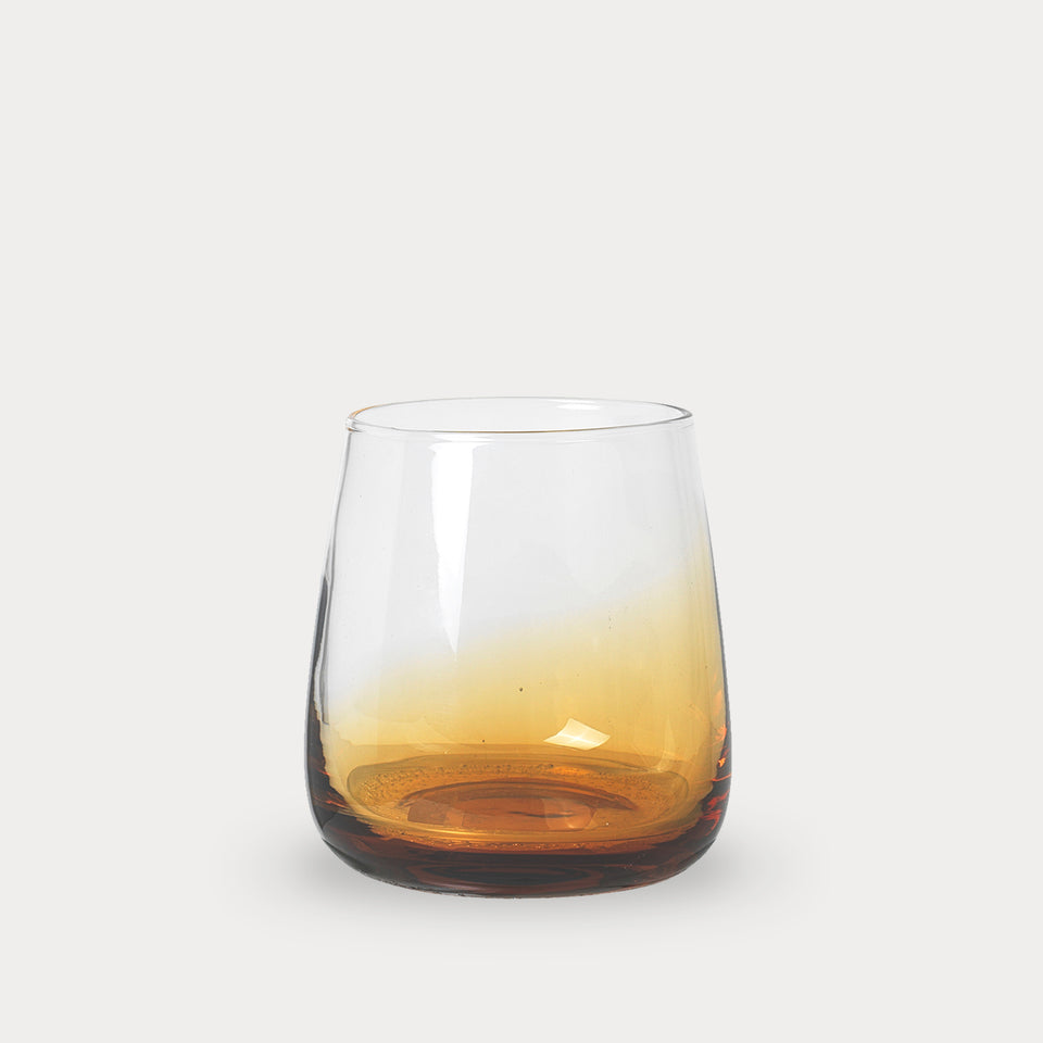 S/4 Tumbler Glass 'Amber'