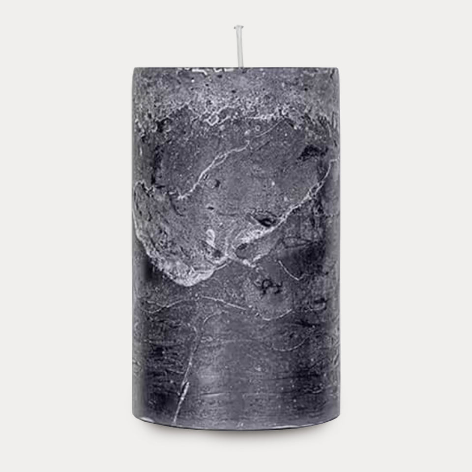 Rustic Pillar Candle L