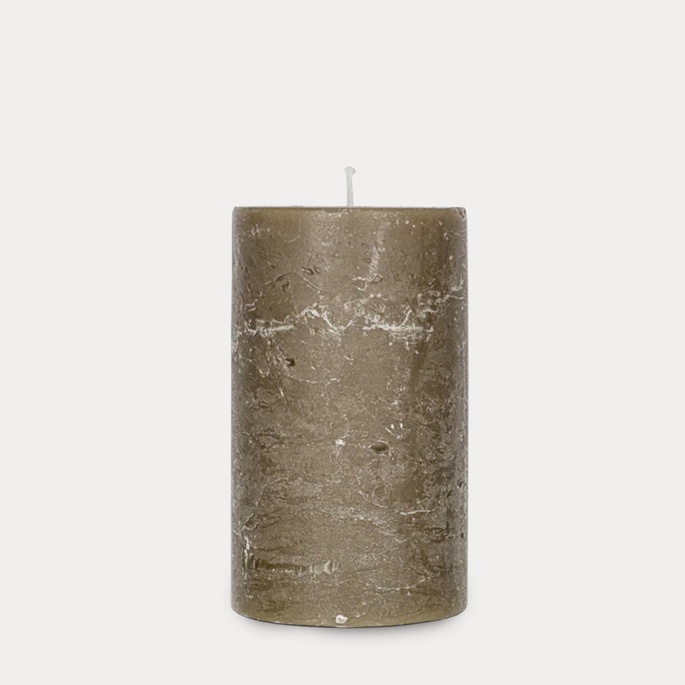 Rustic Pillar Candle S