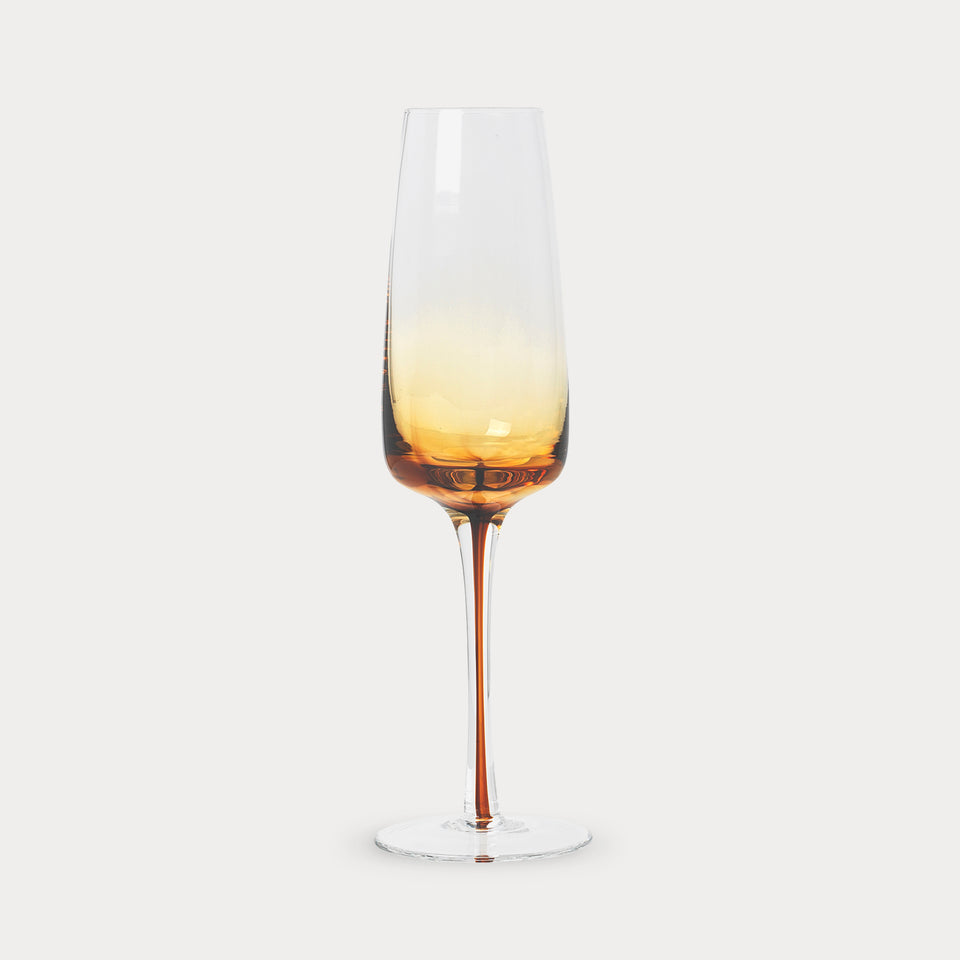 S/4 Champagne Glass 'Amber'