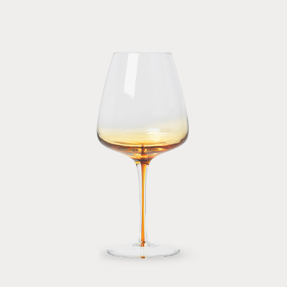 S/4 Red Wine Glass 'Amber'